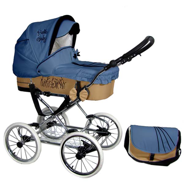 Детская коляска Malycar El-Jot Scarlet Melanie 3 в 1 - Фото