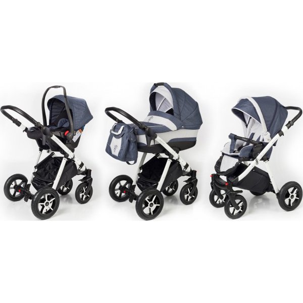 Фото Детская коляска Esspero Newborn Lux 3 в 1, шасси White, реальные фотографии клиентов | Коляски-Кроватки.Ру