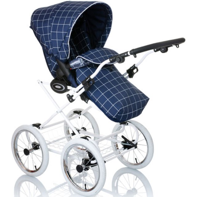 Детская коляска Lonex Classic Retro R-White 2 в 1 фото 8