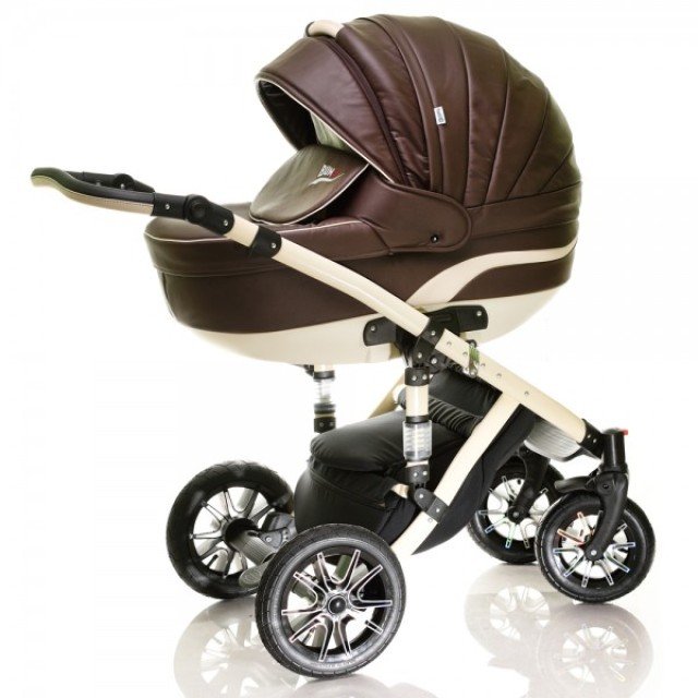 Фото Детская коляска Tutic Bumer Lux Ecco 2 в 1, эко-кожа, реальные фотографии клиентов | Коляски-Кроватки.Ру