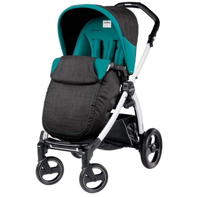 Фото Детская прогулочная коляска Peg-Perego Book S Plus Pop-Up, шасси White, реальные фотографии клиентов | Коляски-Кроватки.Ру
