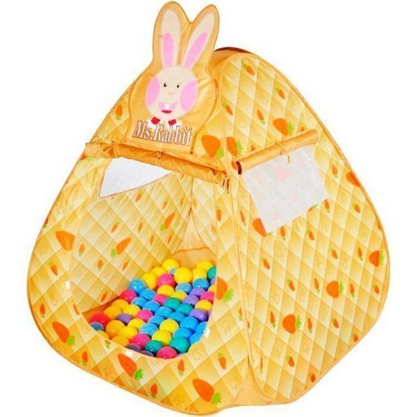 Игровой домик Ching-Ching Кролик треугольник + 100 шаров - Фото