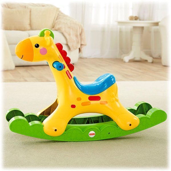 FP BBW07 Качалка-каталка Fisher Price Жираф фото 2