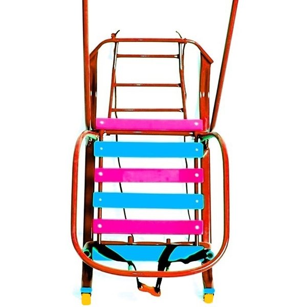 Санки RT Считалочка Девятка с колесиками фото 2