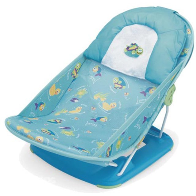 Фото Лежак с подголовником для купания Summer Infant Deluxe Baby Bather, реальные фотографии клиентов | Коляски-Кроватки.Ру