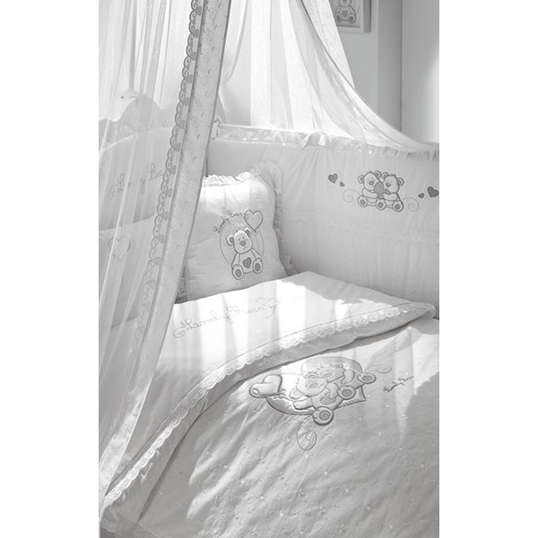 Фото Комплект в кроватку Fiorellino Lovely Bear, 5 предметов, реальные фотографии клиентов | Коляски-Кроватки.Ру