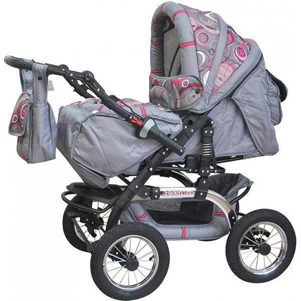 Фото Детская коляска-трансформер Kacper Tessuto Цветы, реальные фотографии клиентов | Коляски-Кроватки.Ру