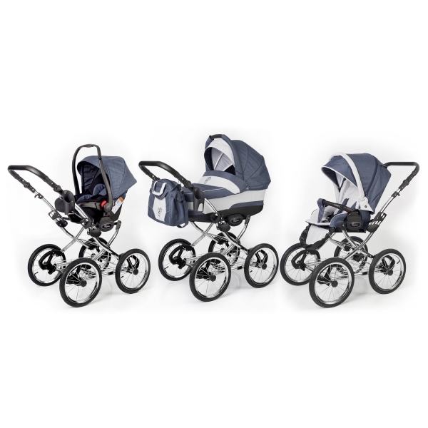 Фото Детская коляска Esspero Classic 3 в 1, шасси Chrome, реальные фотографии клиентов | Коляски-Кроватки.Ру