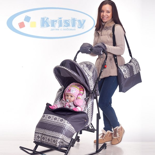 Санки Kristy Luxe Premium Extra фото 1