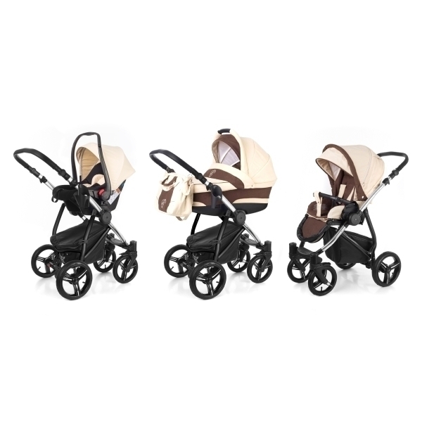 Фото Детская коляска Esspero Newborn Lux 3 в 1, шасси Chrome, реальные фотографии клиентов | Коляски-Кроватки.Ру
