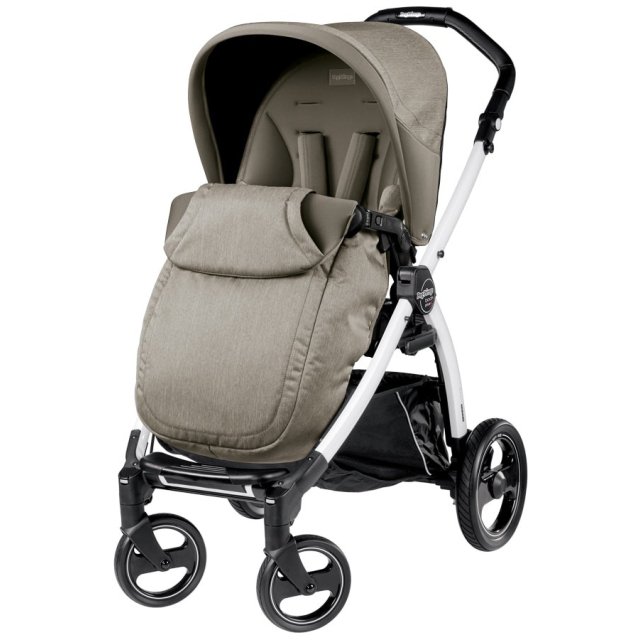 Фото Детская прогулочная коляска Peg-Perego Book S Plus Pop-Up, шасси White, реальные фотографии клиентов | Коляски-Кроватки.Ру