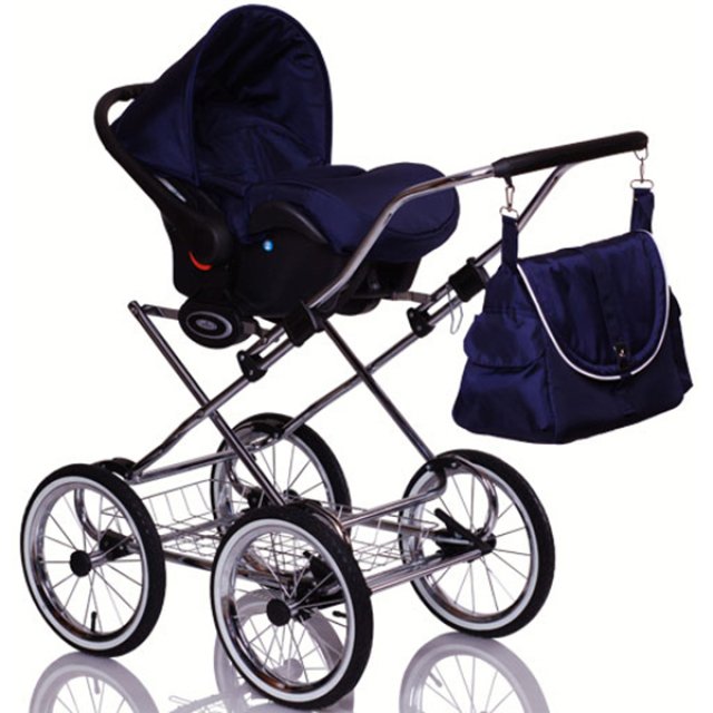 Детская коляска Lonex Classic Retro 3 в 1 фото 9