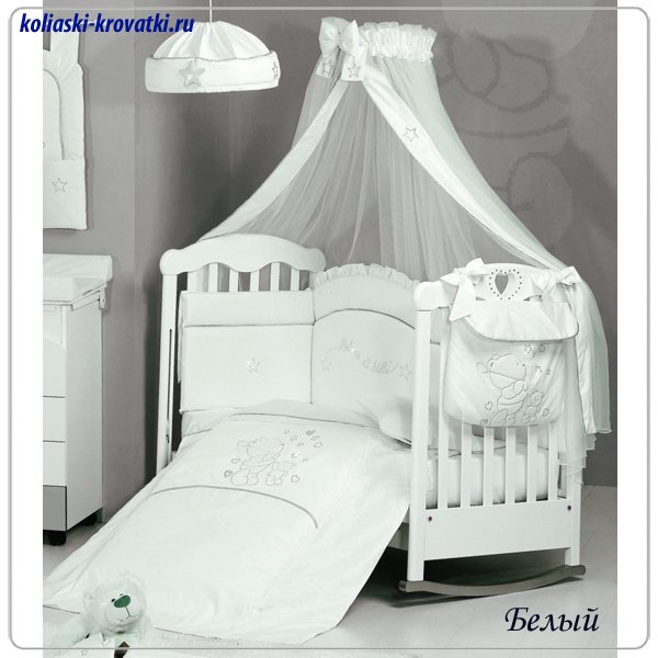 Фото Комплект постельного белья Roman Baby Polvere di stelle 5 предметов, реальные фотографии клиентов | Коляски-Кроватки.Ру