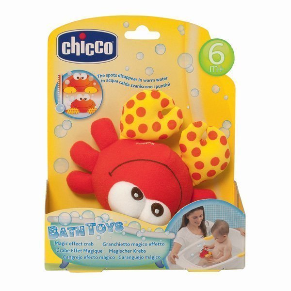 51850 Игрушка мягкая Chicco Волшебный краб для ванной фото 1