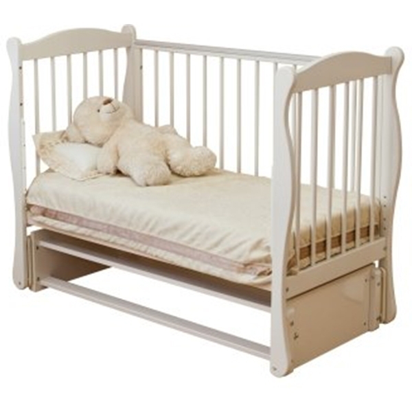Детская кроватка Noony Wood Simple с продольным маятником фото 6