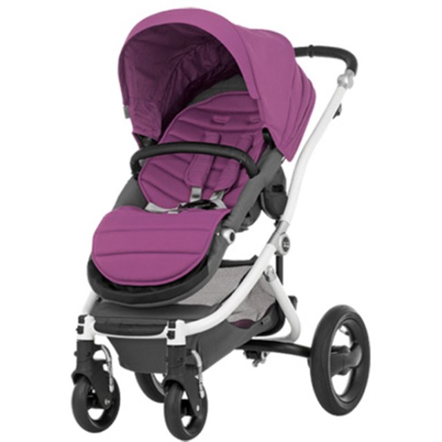 Фото Детская прогулочная коляска Britax Affinity, белое шасси, реальные фотографии клиентов | Коляски-Кроватки.Ру