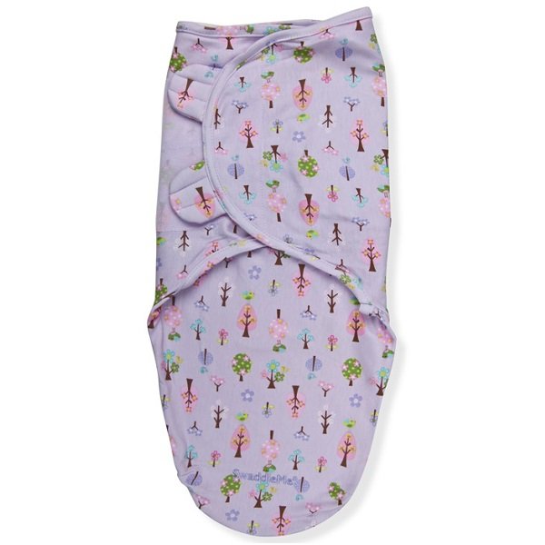 72810 Конверт для пеленания из хлопка на липучке Summer Infant SwaddleMe  размер s/m Деревья фото 1