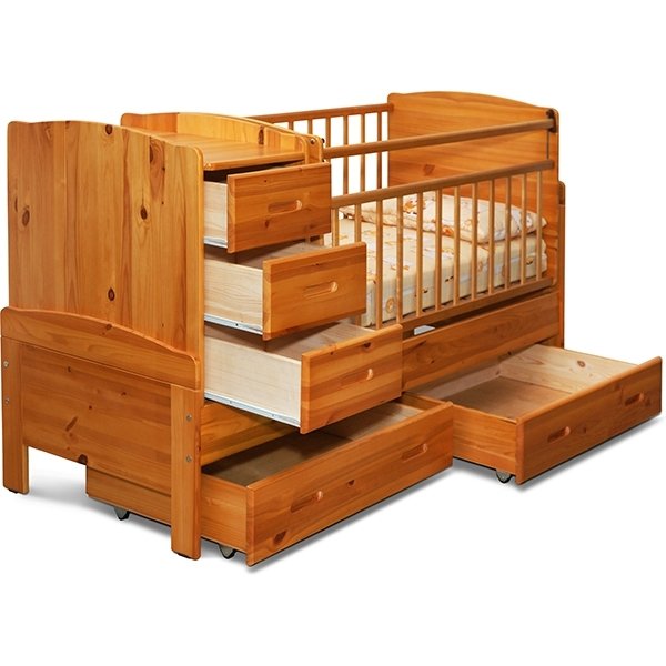 Кровать-трансформер Noony Wood Chalet 7 в 1 с маятником фото 4
