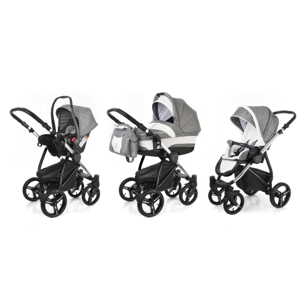 Фото Детская коляска Esspero Newborn Lux 3 в 1, шасси Chrome, реальные фотографии клиентов | Коляски-Кроватки.Ру