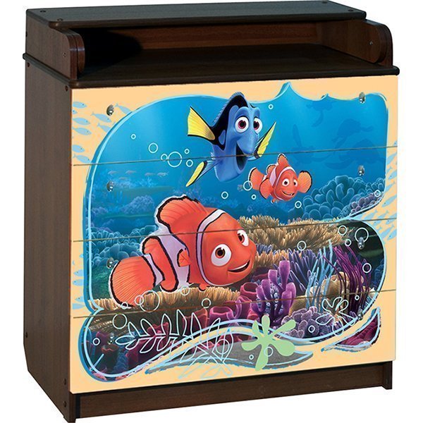 Фото Пеленальный комод Disney КДП Немо 80 x 90, реальные фотографии клиентов | Коляски-Кроватки.Ру