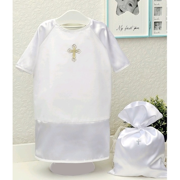 Крестильный набор для мальчика Makkaroni Kids Георгий (2 предмета) Крестильный набор для мальчика Makkaroni Kids Георгий (2 предмета) - Фото