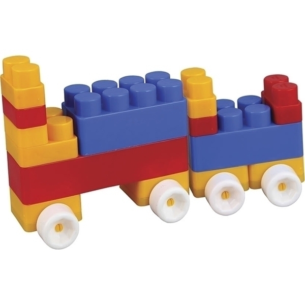 Конструктор Pilsan Jumbo 40 деталей в ведре, 03-216 фото 3