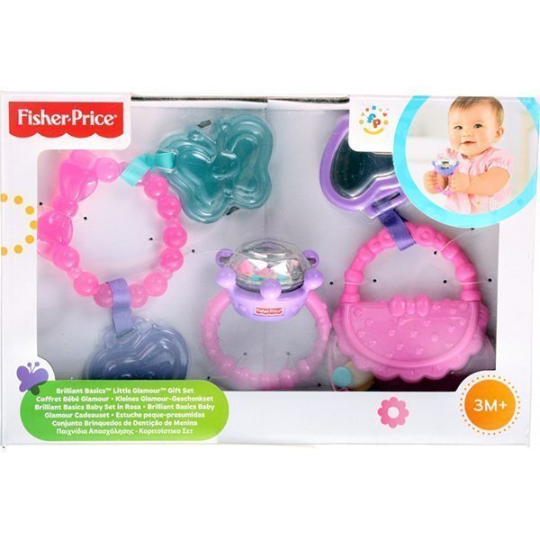 FP V6962 Набор погремушек Fisher Price Блестящие основы - Блеск и роскошь фото 4