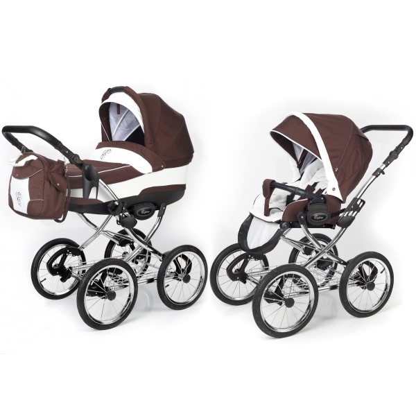 Фото Детская коляска Esspero Classic 2 в 1, шасси Chrome, реальные фотографии клиентов | Коляски-Кроватки.Ру