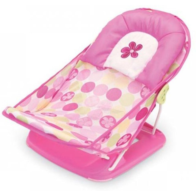 Фото Лежак с подголовником для купания Summer Infant Deluxe Baby Bather, реальные фотографии клиентов | Коляски-Кроватки.Ру