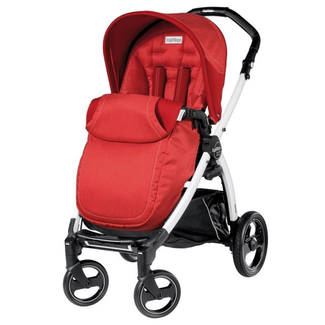 Фото Детская прогулочная коляска Peg-Perego Book S Plus Pop-Up, шасси White, реальные фотографии клиентов | Коляски-Кроватки.Ру
