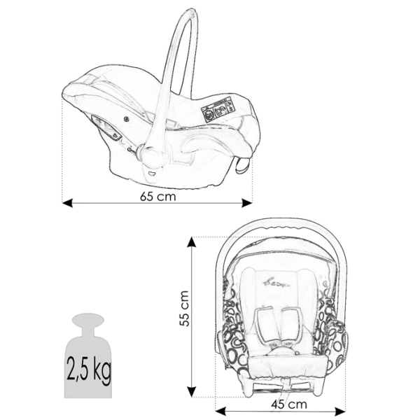 Детская коляска Bexa D'Angela 3 в 1 фото 8