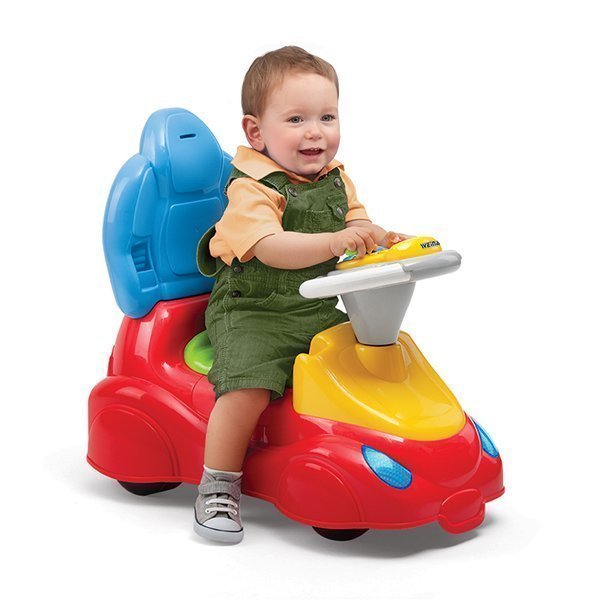 2133 Машина-каталка Weina с родительской ручкой фото 6