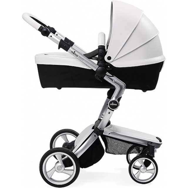 Детская коляска Mima Xari Flair 3G 2 в 1, кожа, шасси Aluminium - Фото