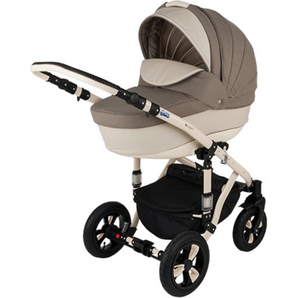 Фото Детская коляска Bebe-mobile Toscana Ecco 2 в 1, эко-кожа, реальные фотографии клиентов | Коляски-Кроватки.Ру