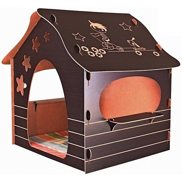 Фото Игровой домик Mouse House Зайка сборный, ЭКО-МДФ арт. 060-2, реальные фотографии клиентов | Коляски-Кроватки.Ру