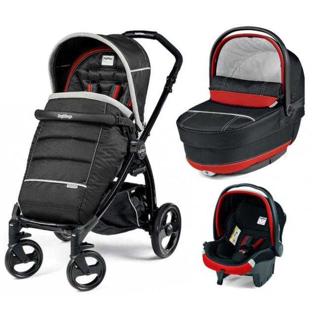 Фото Детская коляска Peg-Perego Book Plus Completo 3 в 1, шасси Black, реальные фотографии клиентов | Коляски-Кроватки.Ру