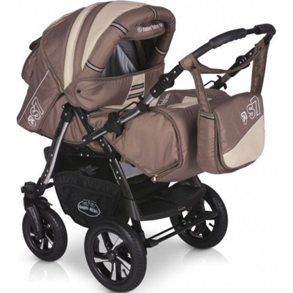 Детская коляска-трансформер Baby Merc S-7 Oborot 3 в 1 - Фото