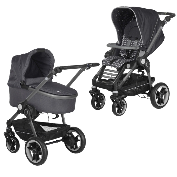 Фото Детская коляска Teutonia BeYou V4 Elite WHL3 2 в 1, эко-кожа или ткань, реальные фотографии клиентов | Коляски-Кроватки.Ру