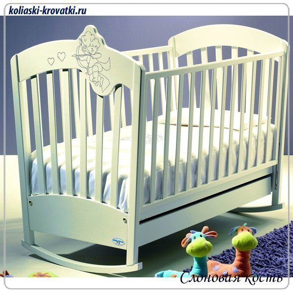 Детская кроватка Baby Italia Cupido качалка фото 4