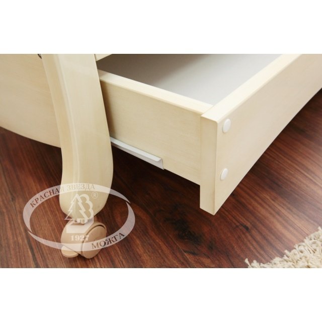 Детская кроватка Красная Звезда (Можга) Елизавета С 553 (колесо) фото 3