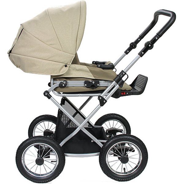 Детская коляска Jedo Classic Bartatina Plus JSE 2 в 1, амортизация на ремнях фото 6