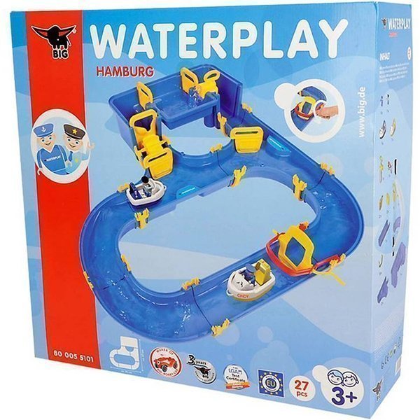 трек big waterplay rotterdam. водный трек для детей. водный детский трек. трек big waterplay niagara. горка для машинок.