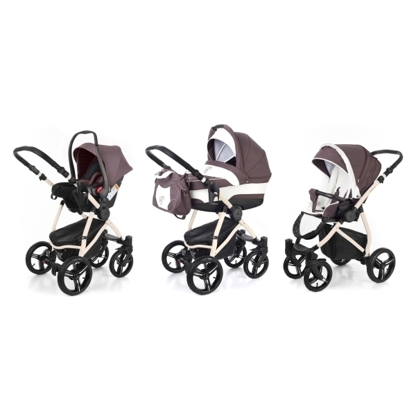Фото Детская коляска Esspero Newborn Lux 3 в 1, шасси Beige, реальные фотографии клиентов | Коляски-Кроватки.Ру