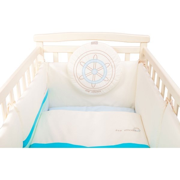 Комплект в детскую кроватку Putti Sea Silence, 6 предметов фото 6