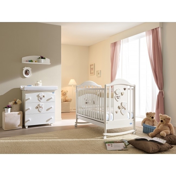 Детская кроватка Pali Celine Baby, колеса + полозья фото 3