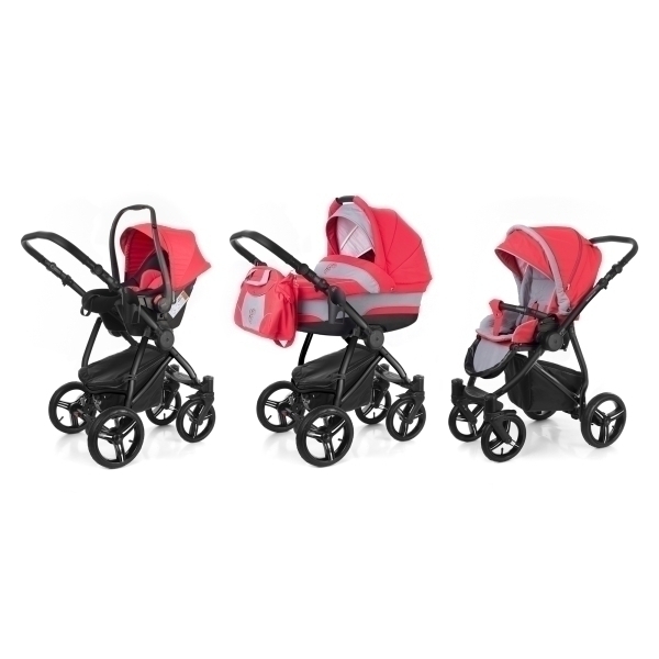 Детская коляска Esspero Newborn Lux 3 в 1, шасси Black - Фото