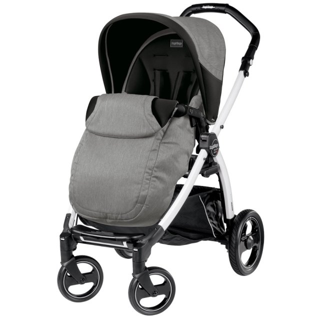 Фото Детская прогулочная коляска Peg-Perego Book S Plus Pop-Up, шасси White, реальные фотографии клиентов | Коляски-Кроватки.Ру