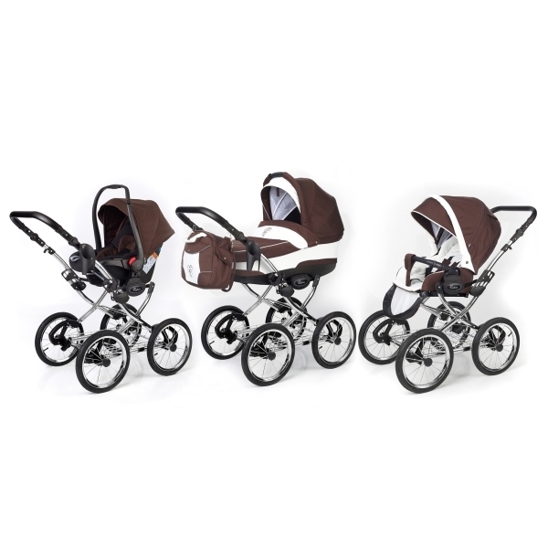 Фото Детская коляска Esspero Classic 3 в 1, шасси Chrome, реальные фотографии клиентов | Коляски-Кроватки.Ру