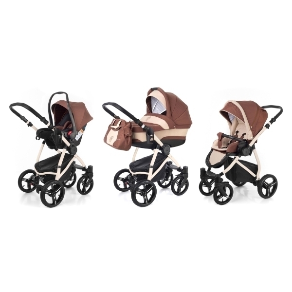 Фото Детская коляска Esspero Newborn Lux 3 в 1, шасси Beige, реальные фотографии клиентов | Коляски-Кроватки.Ру