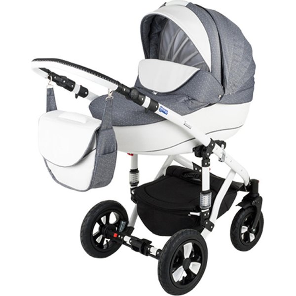 Фото Детская коляска Bebe-mobile Toscana Ecco 2 в 1, эко-кожа, реальные фотографии клиентов | Коляски-Кроватки.Ру